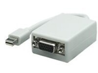 Manhattan Mini DisplayPort 1.2 to VGA Adapter Cable, 1080p@60Hz, Active, White, 19.5cm, Male to Female,...
