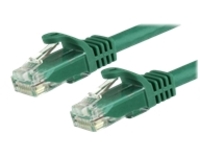Startech 1.5m CAT6 Ethernet Cable, 10 Gigabit Snagless RJ45 650MHz 100W PoE Patch Cord, CAT 6 10GbE UTP Network Cable w/Strain Relief, Green, Wiring is UL Certified/TIA