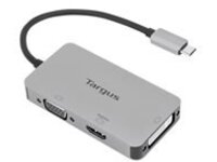 Targus USB-C Single Video Adapter with 4K HDMI/DVI/VGA