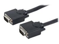 Manhattan SVGA Monitor Cable, HD15, 15m, Male to Male, Compatible with VGA, Fully Shielded, Black, Lifetime Warranty, Polybag