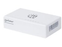 Manhattan 5-Port Fast Ethernet Switch, Plastic (WITH 2 PIN EURO POWER ADAPTER), Box