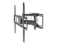Manhattan TV & Monitor Mount, Wall, Full Motion, 1 screen, Screen Sizes: 37-65", Black, VESA 100x100 to 600x400mm, Max 40kg, LFD, Tilt & Swivel with 3 Pivots, Lifetime Warranty