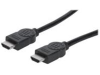 Manhattan HDMI Cable, 4K@30Hz (High Speed), 5m, Male to Male, Black, Ultra HD 4k x 2k, Fully Shielded, Gold Plated Contacts, Lifetime Warranty, Polybag