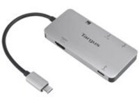 Targus USB-C Multi-Port Single Video Adapter and Card Reader with 100W PD Pass-Through