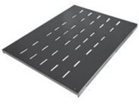 Intellinet 19" Fixed Shelf, 1U, 600mm Depth, Heavy-Duty, Max 100kg, Black