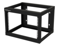 StarTech.com 6U 19" Wall Mount Network Rack 19" Deep 2 Post Open Frame for Server Room Data/AV/IT/Communication/Computer Equipment/Patch Panel with Cage Nuts/Screws Hook/Loop, Cisco 2960