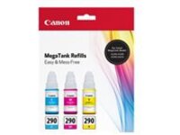 Canon GI 290 CMY Ink Bottle Value Pack
