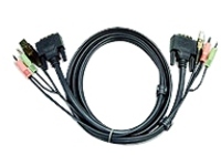 DVI USB cable - USB A Type, Audio Plugs, DVI (M)