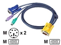 ATEN 2L-5210P - Keyboard / video / mouse (KVM) cable