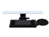 Humanscale 6G - Mounting kit (standard keyboard platform, 6G Standard Black Mechanism, 19" foam with synthetic leather cove wrist rest, 9" clip high mouse platform, track 18")