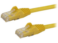 StarTech.com 2m CAT6 Ethernet Cable, 10 Gigabit Snagless RJ45 650MHz 100W PoE Patch Cord, CAT 6 10GbE UTP Network Cable w/Strain Relief, Yellow, Fluke Tested/Wiring is UL Certified/TIA