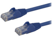 StarTech.com 1m CAT6 Ethernet Cable, 10 Gigabit Snagless RJ45 650MHz 100W PoE Patch Cord, CAT 6 10GbE UTP Network Cable w/Strain Relief, Blue, Fluke Tested/Wiring is UL Certified/TIA