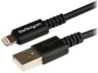 StarTech.com 3m (10ft) Long Black Apple® 8-pin Lightning Connector to USB Cable for iPhone / iPod / iPad