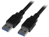 StarTech.com 6 ft / 2m Black SuperSpeed USB 3.0 Cable A to A