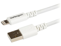 StarTech.com 3m (10ft) Long White Apple® 8-pin Lightning Connector to USB Cable for iPhone / iPod / iPad