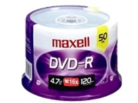 Maxell - 50 x DVD-R - 4.7 GB 16x