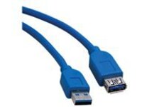 Tripp Lite 10ft USB 3.0 SuperSpeed Extension Cable A Male to A Female 10' - USB extension cable - 3 m