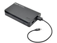Tripp Lite Portable 2-Port USB Battery Charger Mobile Power Bank 10k mAh