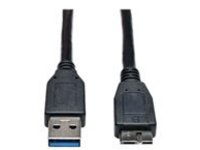 Tripp Lite 6ft USB 3.0 SuperSpeed Device Cable USB-A Male to USB Micro-B Male Black 6' - USB cable - 1.83 m