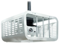 PROJECTOR ENCLOSURE BLACK W/PIPE CLAMP/TRAY/FASTENERS/BAR TAA