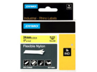 RHINO 1 YELLOW FLEX NYLON LABEL- 25MM