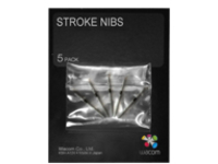 This is a 5-pack of replacement stroke (gray) pen nibs with dual-springs for a i