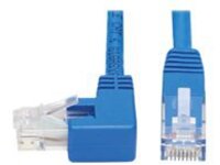 Tripp Lite Left-Angle Cat6 Gigabit Molded UTP Ethernet Cable (RJ45 Left-Angle M to RJ45 M), Blue, 20 ft.
