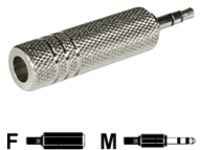C2G 3.5mm Stereo Male to 6.3mm (1/4in) Stereo Female Adapter