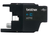 Brother LC-71C - cyan - original - ink cartridge