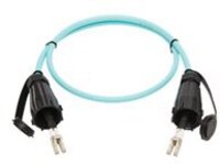 Eaton Tripp Lite Series 10Gb Rigid Industrial Duplex Multimode 50/125 OM3 Fiber Patch Cable (LC/LC)