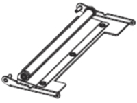 Zebra - Peel bracket assembly
