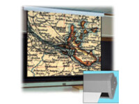 Draper Targa HDTV Format Fiberglass Matt White