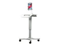 CTA Adjustable Rolling Security Medical Workstation Cart