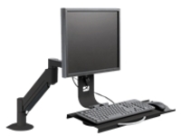 HAT Design Works 7509 Data Entry Monitor Arm and Keyboard Tray - mounting kit - for LCD display / keyboard / mouse...