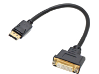 AddOn 5 Pack 8in DisplayPort to DVI-I Adapter Cable