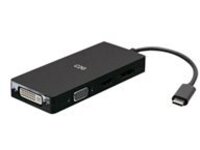 C2G USB C Multiport Adapter with HDMI, DisplayPort, DVI &amp; VGA