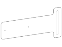 Ergotron Sharps Container T-Slot Bracket Kit
