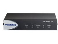 Vaddio AV Bridge 2x1 Video and Audio Mixer for Video Conferencing