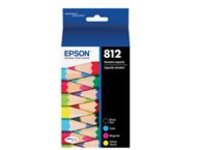 Epson T812 - 4-pack - black, yellow, cyan, magenta