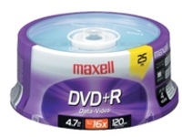 Maxell - 25 x DVD+R - 4.7 GB 16x