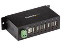 StarTech.com 7-Port Industrial USB 2.0 Hub with ESD &amp; 350W Surge Protection