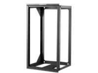 WALL RACK 3 HINGED 18D RELAY RACKBK