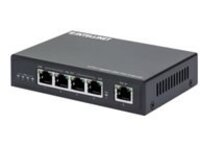 Intellinet 4-Port Gigabit Ultra PoE Extender, Adds up to 100 m (328 ft.) to PoE Range, 90 W PoE Power Budget, Four PSE Ports with up to 30 W Output, IEEE 802.3bt/at/af Compliant, Metal Housing