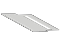 Zebra - Large media roll accessory mounting plate