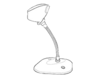 Zebra Gooseneck Intellistand