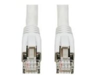 Tripp Lite Cat8 25G/40G-Certified Snagless Shielded S/FTP Network Ethernet Cable (RJ45 M/M), PoE, White, 9.14 m