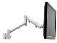 Atdec AWMS-DW6-S - Mounting kit (channel clamp, 2.4" wall channel, 24" spring-assisted dynamic arm)