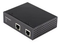 StarTech.com Industrial Single Port Gigabit PoE Extender, 60W 802.3bt PoE /PoE&#x2B;/ PoE&#x2B;&#x2B;, 100m/330ft, Power Over Ethernet Network Range Extender, IP-30 Housing, -40C to &#x2B;75C, PD PoE Extender