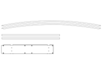 LG A1LC200EF5C - Mounting component (frame set)