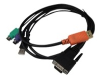 Lantronix - Keyboard / video / mouse (KVM) cable